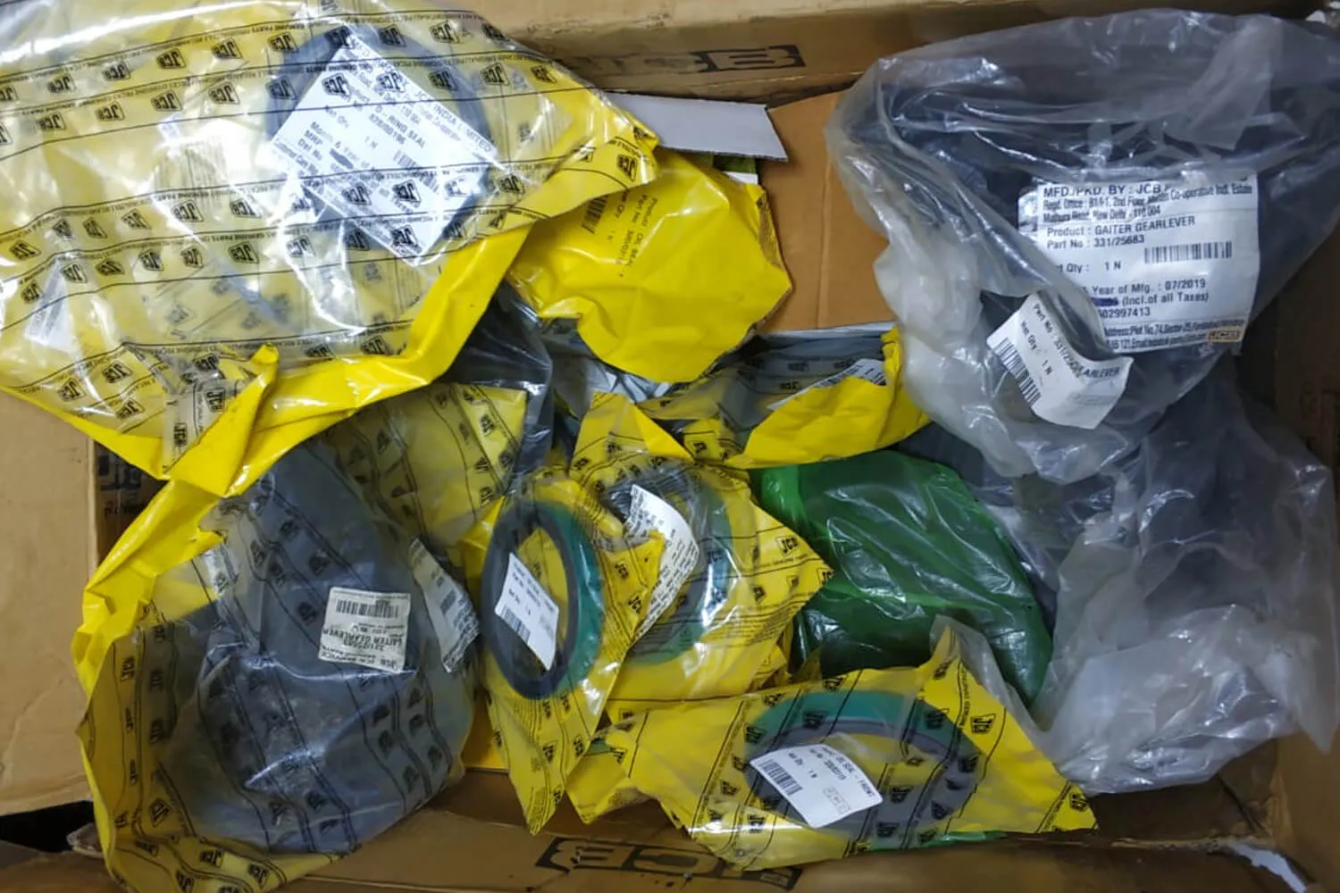 Новое поступление оригинальных запчастей JCB