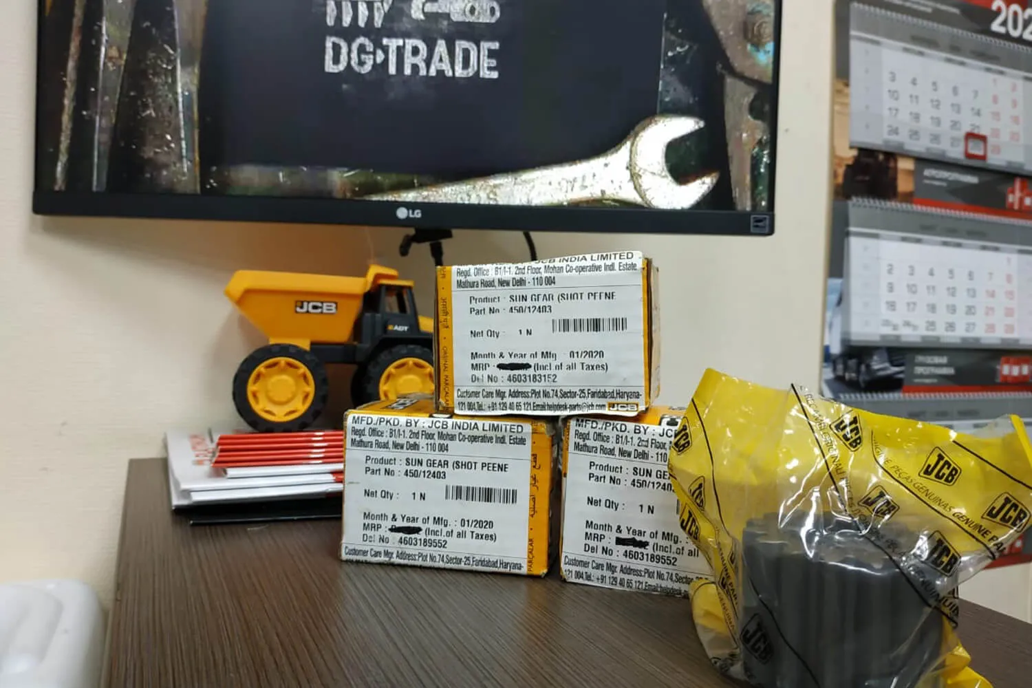 Новое поступление оригинальных запчастей JCB