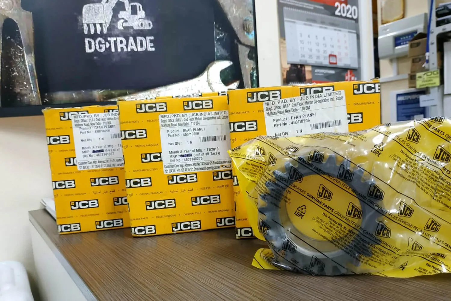 Новое поступление оригинальных запчастей JCB